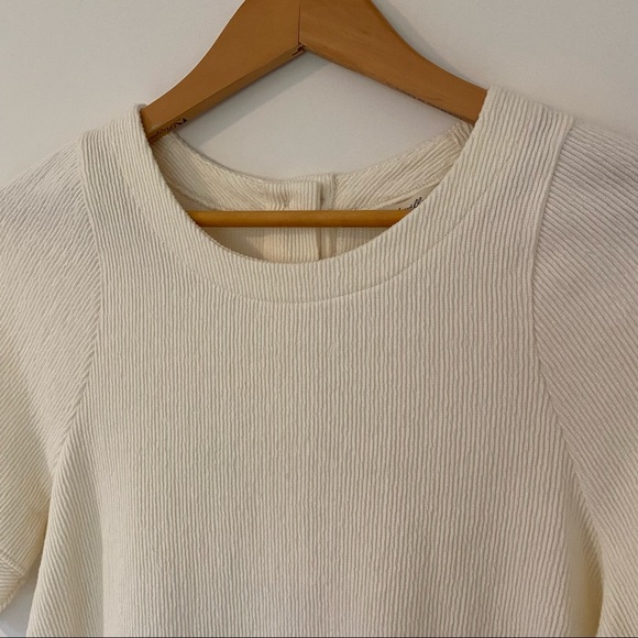 {Madewell} Ottoman Jacquard Button-Back Top - Picture 5 of 11